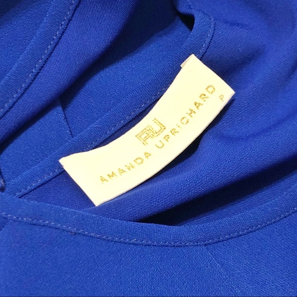 Amanda Uprichard | Cobalt Blue Ruffle Dress | XS - Picture 6 of 8